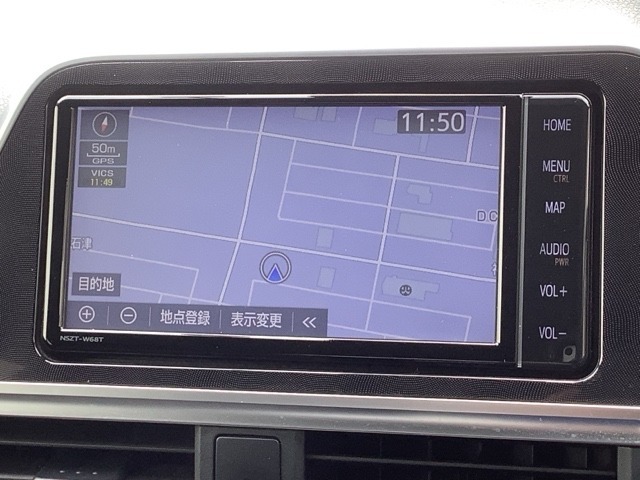 ナビ搭載です。知らない道も安心ですね！
