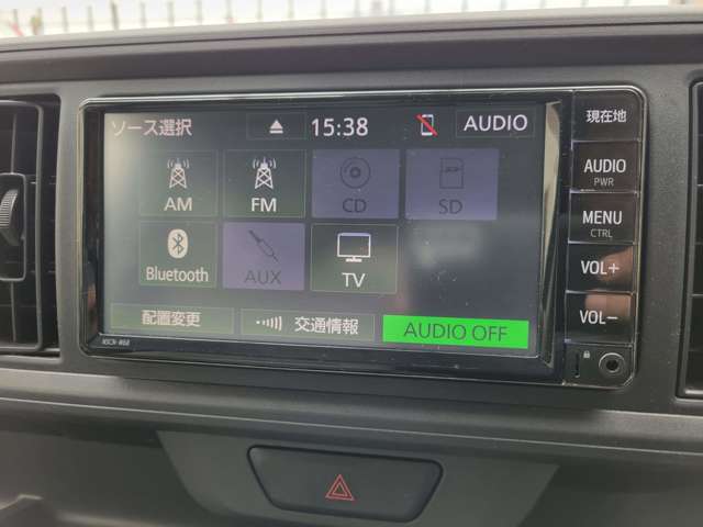 Bluetoothオーディオなど機能も充実しています