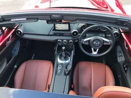 ブラウン系の落ち着いた特別仕様のテラコッタ内装です