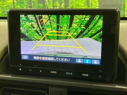 【バックカメラ】駐車時に後方がリアルタイム映像で確認できます。大型商業施設や立体駐車場での駐車時や、夜間のバック時に大活躍！運転スキルに関わらず、今や必須となった装備のひとつです！