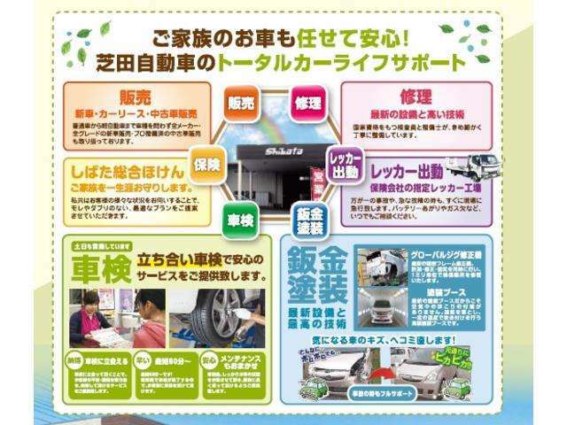 当店は買って終わりではありません。購入後の車検、板金塗装、修理、レッカーなど車に関わる全てサポートします！