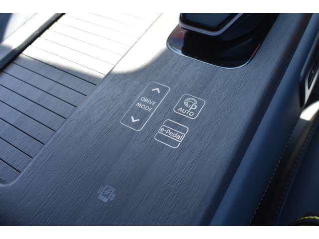 Eペダルで電気自動車ならではの走行をお楽しみください
