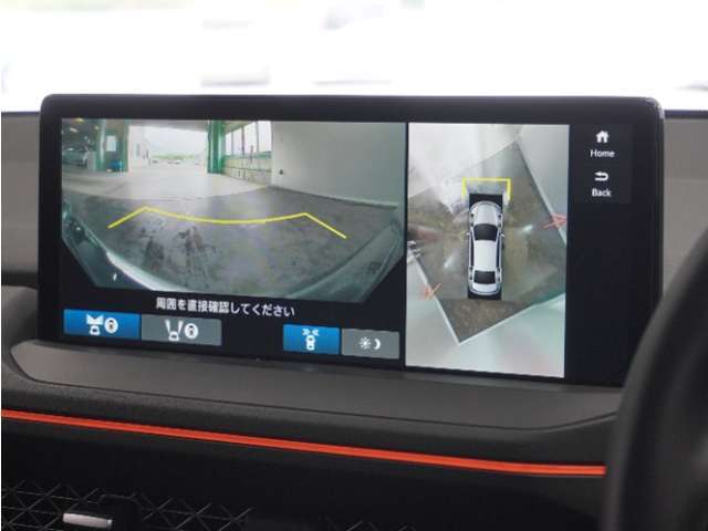 ◆全周囲カメラシステム◆運転席から見えにくい後方などをナビ画面で確認でき運転を支援するシステムです！