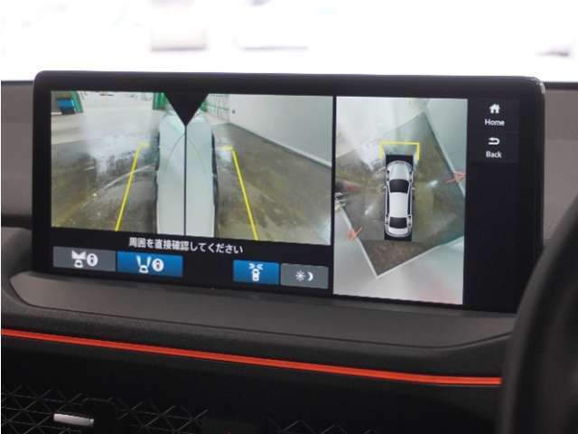 ◆全周囲カメラシステム◆運転席から見えにくい後方などをナビ画面で確認でき運転を支援するシステムです！