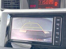 【バックカメラ】駐車時に後方がリアルタイム映像で確認できます。大型商業施設や立体駐車場での駐車時や、夜間のバック時に大活躍！運転スキルに関わらず、今や必須となった装備のひとつです！
