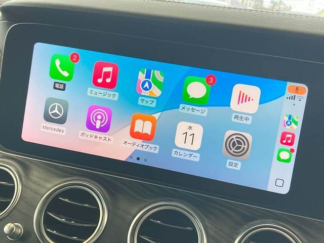 AppleCarPlayも使えます♪