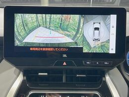 【パノラミックビューモニター】専用のカメラにより、上から見下ろしたような視点で360度クルマの周囲を確認することができます☆死角部分も確認しやすく、狭い場所での切り返しや駐車もスムーズに行えます。