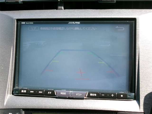 バックモニター付きですので、日常の駐車はもちろん、人や障害物などを映像で確認できるので安心です！（補助装置になりますので、目視でもご確認ください）