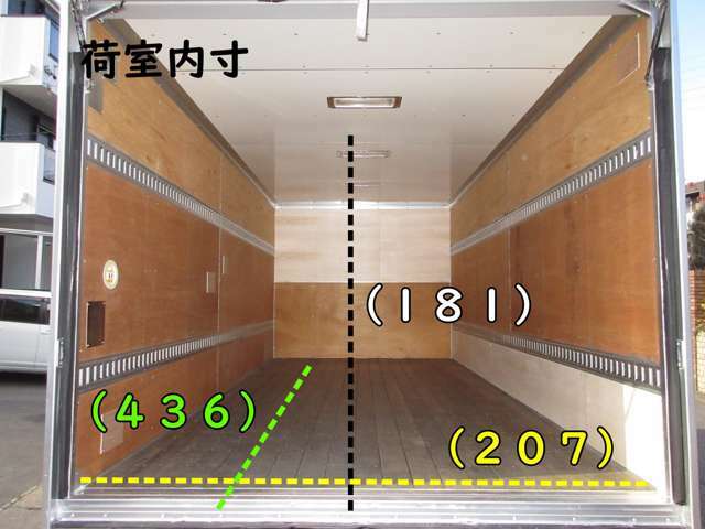 門口高さ177　荷箱日本フルハーフ　DLK　T2DA843　マルチパワーゲートKB3A　G5D7233　1000キロ　奥行き159（ストッパーまで139）x幅209（アングル間159）ラジコン