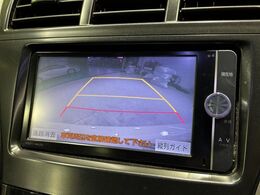 【バックカメラ】駐車時に後方がリアルタイム映像で確認できます。大型商業施設や立体駐車場での駐車時や、夜間のバック時に大活躍！運転スキルに関わらず、今や必須となった装備のひとつです！