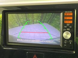 【バックカメラ】駐車時に後方がリアルタイム映像で確認できます。大型商業施設や立体駐車場での駐車時や、夜間のバック時に大活躍！運転スキルに関わらず、今や必須となった装備のひとつです！