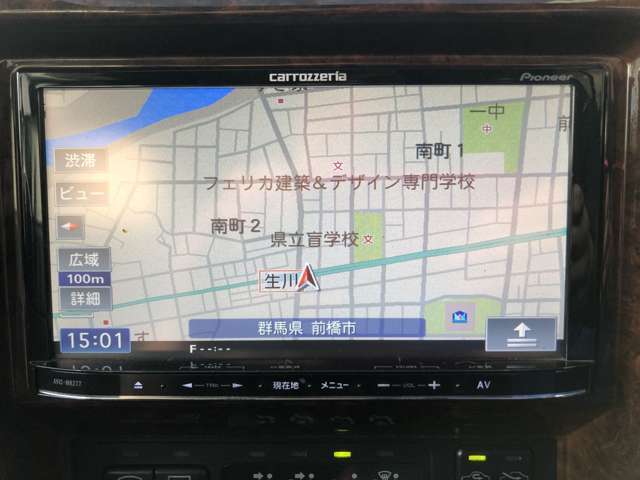 「社外ナビ」　社外ナビ付きで知らない土地のドライブも安心！