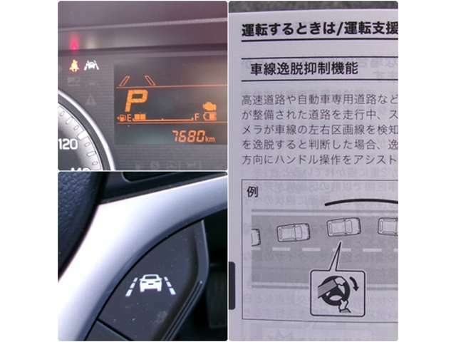 車線逸脱抑制でより一層の安全を！！