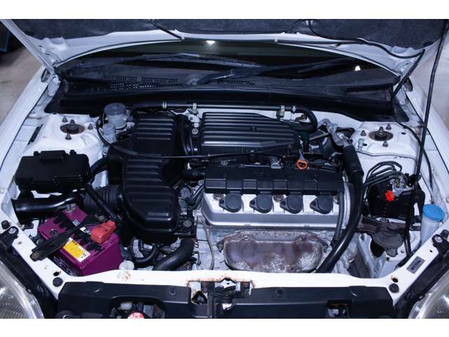 納車前の法定点検にてエンジンオイル交換・エレメント交換　ブーツ・足回り等などの各所点検整備を行います。交換時期の消耗品は交換します。点検時に発見された不具合や故障は修理してのお渡しとなります