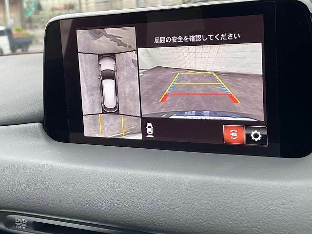 ※マツダ※【360°ビューモニター】を装備しております。全周囲カメラで危険察知。狭い駐車場でも安心して駐車できますね。