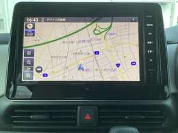 【ディーラーオプション】純正9型メモリーナビゲーション（MM223D-LM）＋フルセグテレビ※Bluetoothオーディオ＆ハンズフリー通話機能対応（CD・DVD再生機能はありません）