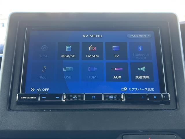 【ナビ】フルセグTV◇CD/DVD再生◇AM/FM◇Bluetooth接続◇バックモニター！バックモニターで安全確認ができます。駐車が苦手な方に是非ともオススメな機能です。