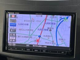 【ナビゲーション】目的地までしっかり案内してくれる使いやすいナビ。Bluetooth接続すればお持ちのスマホやMP3プレイヤーの音楽を再生可能！毎日の運転がさらに楽しくなります！！