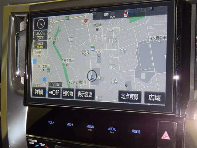 ナビ装着車で知らない道もラクラク！