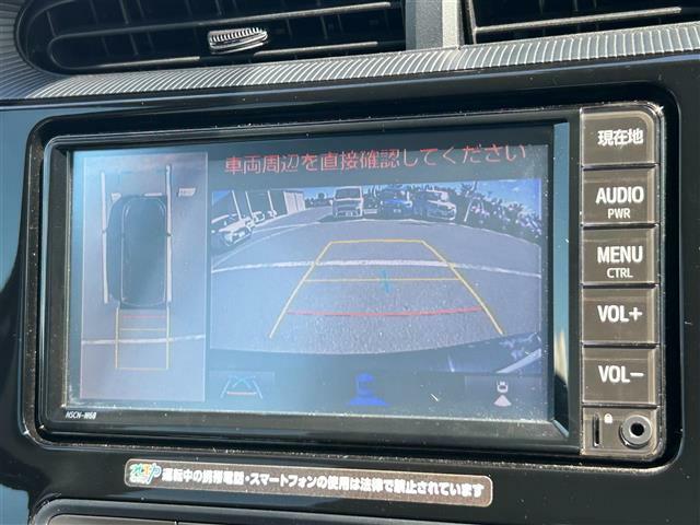 【　全方位カメラ　】上から見下ろしたように駐車が可能です。安心して縦列駐車も可能です♪