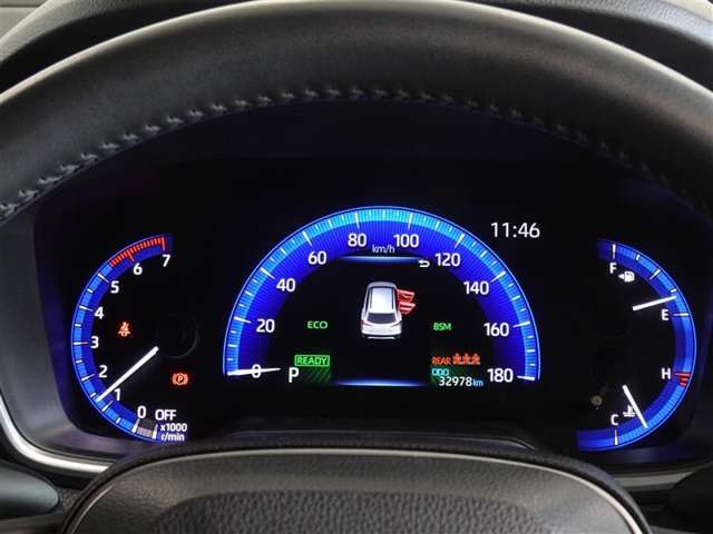 機能的で見やすいメーターです。