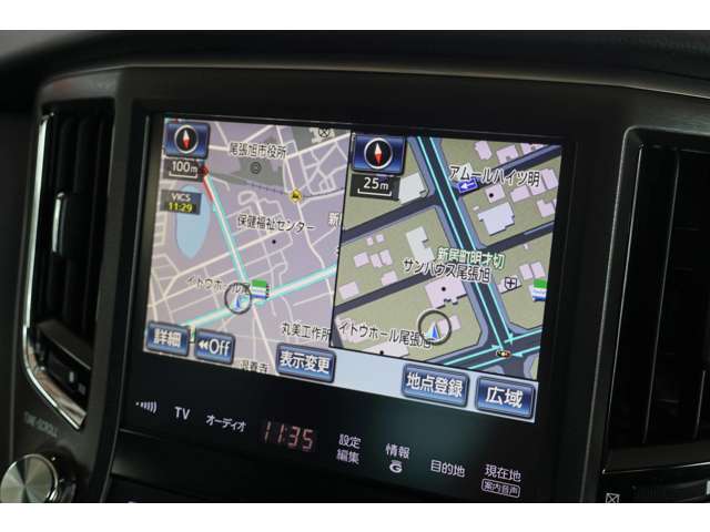 フルセグナビが装着されております。Bluetooth接続可能です。