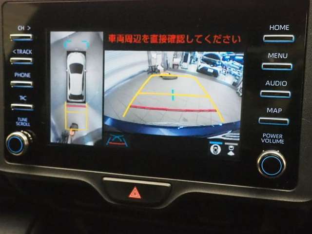 バックガイドモニターで、後方を確認しながら安心して駐車することができます。運転初心者も熟練者も必須の機能ですよ！