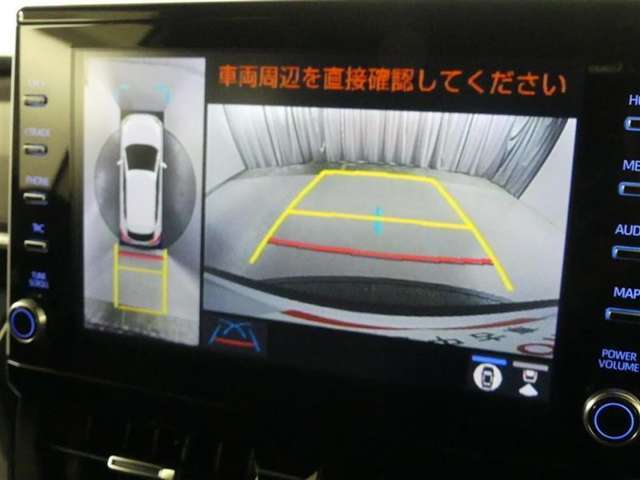バックガイドモニターで、後方を確認しながら安心して駐車することができます。運転初心者も熟練者も必須の機能ですよ！