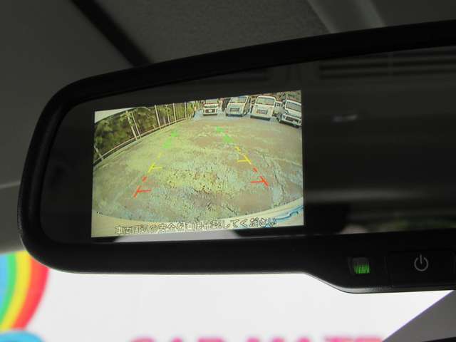 バックカメラで駐車も安心