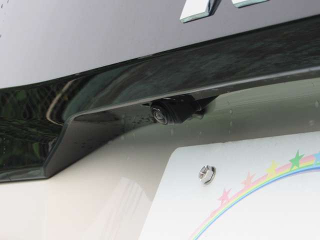 バックカメラで駐車も安心