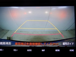 バックガイドモニターで、後方を確認しながら安心して駐車することができます。運転初心者も熟練者も必須の機能ですよ！