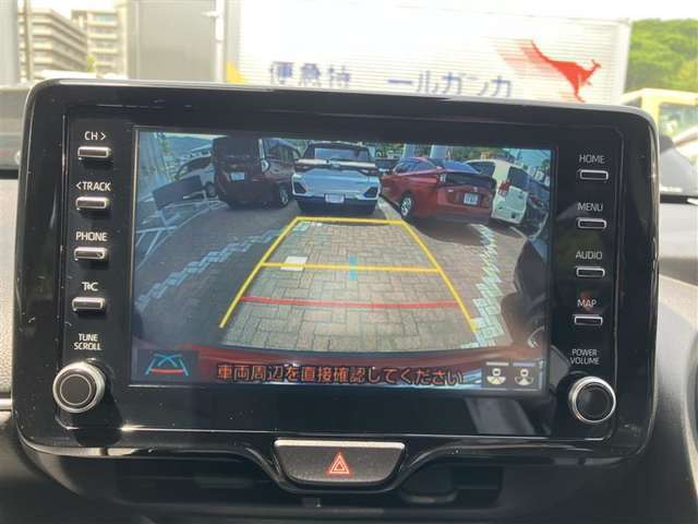 バックモニター付きで駐車も安心！