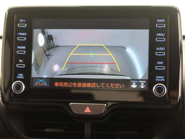 バックガイドモニターで、後方を確認しながら安心して駐車することができます。運転初心者も熟練者も必須の機能ですよ！