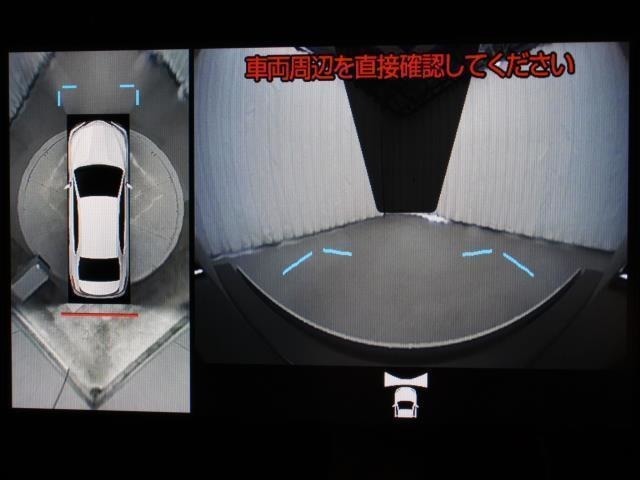 車両周辺を真上から見たような広範囲の映像を表示し、安全運転をサポートする「パノラミックビューモニター」を装備しています。