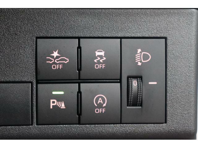 衝突軽減装置などのスイッチがこちら！不要な場合はこちらのスイッチを押してオフの選択ができます