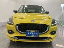 スポーティーなスイフトに映えるイエローです。申し訳ございませんが、塗装につきましては保証対象外になります。