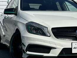 フロントマスク各部や、ドアミラー、リアスポイラー、ホイールハブキャップなど随所に、グリーンのペイント！