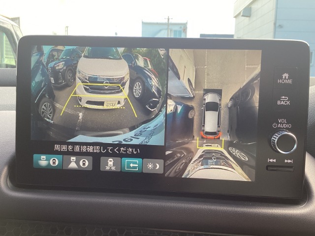 マルチビューカメラ装着済！死角になりやすい後方もとても見やすいです☆車庫入れに自信がない方や縦列駐車が苦手な方にも、オススメな機能です！安心度もアップ！