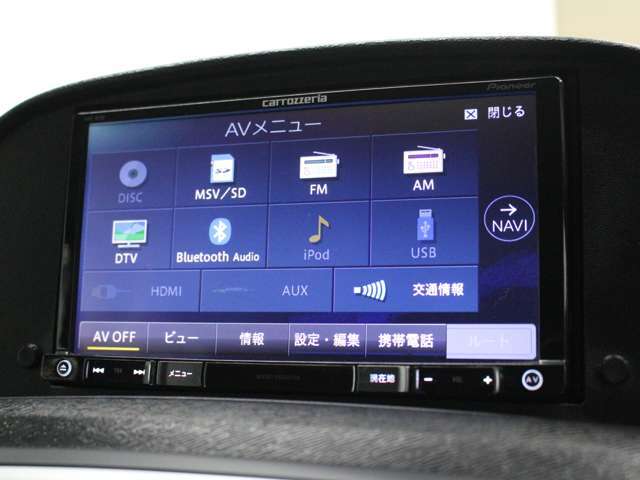 フルセグナビ　Bluetooth　USB入力　ETC　バックカメラ　クルーズコントロール　マルチルーフレール　純正センターキャップ　シートバックテーブル　オートライト　オートエアコン