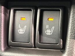 【シートヒーター】寒い日に重宝するシートヒーター！エアコンより早く温まってくれるので寒がりの人も安心ですね♪エアコンの温風は乾燥するから苦手、という方にもをおすすめです。