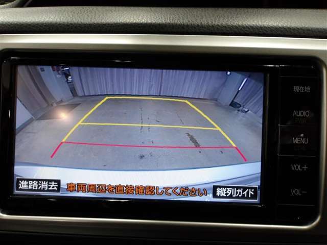 バックモニター付きなので車庫入れもラクラクです♪