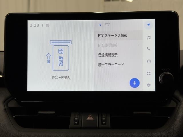 ナビ画面に連動したETCを装備しています。　過去に利用した利用料金も一目で分かって、とっても便利です。　ETCの抜き忘れ、挿し忘れも警告してくれるので安心ですね。