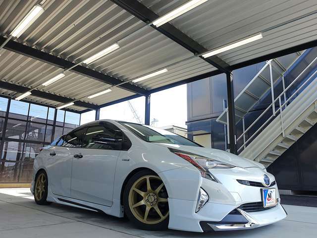 新品タナベ車高調！ブリヂストンProDrive軽量17インチアルミホイール！新品黒革調シートカバー！フルエアロ！LEDヘッドライト！LEDフォグ！クリアランスソナー！ウィンカーミラー！ドアバイザー！！