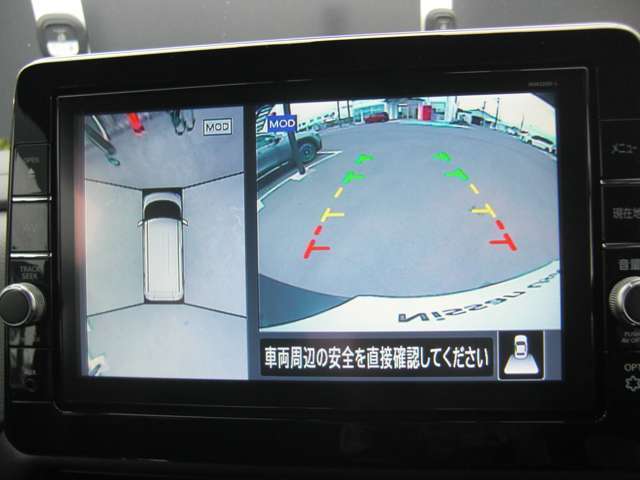 アラウンドビューモニター表示