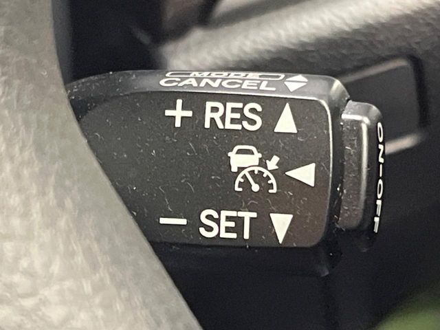 【クルーズコントロール】高速道路もラクラク走行。アクセルを離しても一定速度で走行ができ、長距離運転時の負担を軽減！加速・減速も簡単なスイッチ操作で調整できます。