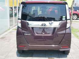 真後ろから見た状態です。