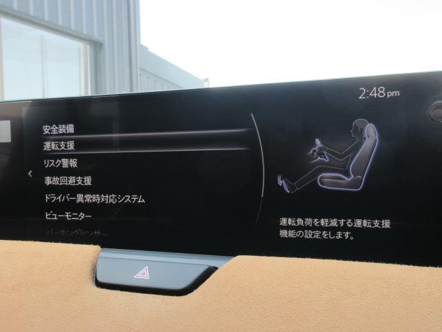 こちらのお車には先進安全装備が多数搭載されています。衝突被害を回避あるいは軽減するためのブレーキや、後方死角からの接近警報、車線逸脱を防止する警報装置など、詳しくはスタッフまでお尋ねください。
