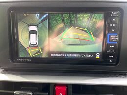 【パノラマモニター】専用のカメラにより、上から見下ろしたような視点で360度クルマの周囲を確認することができます☆死角部分も確認しやすく、狭い場所での切り返しや駐車もスムーズに行えます。