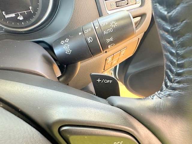 パドルシフト付きのシフトレバーで走行も楽しめます！上手に使いこなせれば燃費の向上？になるかも！