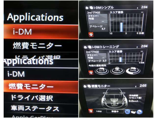 iDMといった運転スキル向上を支援するシステムも搭載され、燃費モニターと合わせて、車を通して運転技術アップ↑↑↑